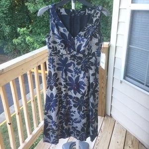 Floral 100% Silk Dress by Worth Sz 0